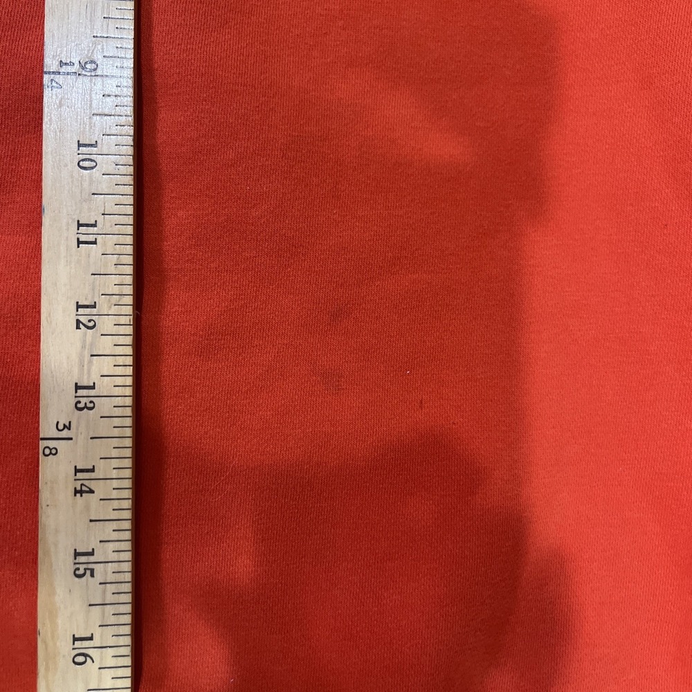 Tommy Hilfiger Sweatshirt Womens XS Red Graphic Logo Crew Fleece Y2K Americana - Picture 7 of 7